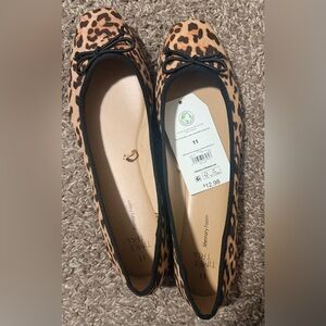 *NWT* Time and Tru Leopard Print Ballet Flats